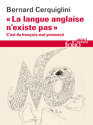 cover image of La langue anglaise n'existe pas